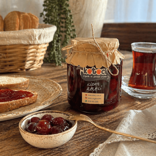 Ev Yapımı Kiraz Reçeli – 400 Gr