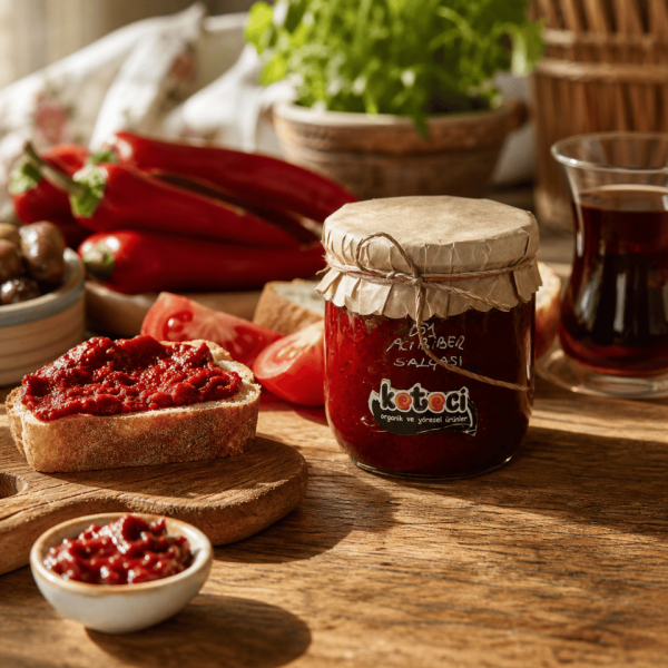 Hatay Ev Yapımı Acı Biber Salçası – 450 Gr