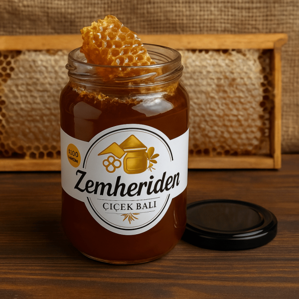 Petekli Süzme Bal 950g (Erzurum Yaylası)