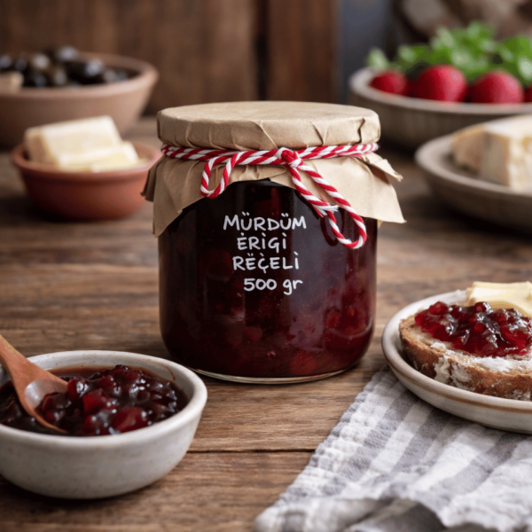 Ev Yapımı Mürdüm Eriği Reçeli – 500 Gr