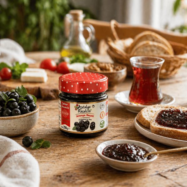 Şekersiz Aronya Reçeli – 290 Gr