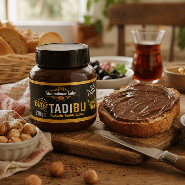 Tadıbu Bitter Kakaolu Fındık Ezmesi – 330 Gr