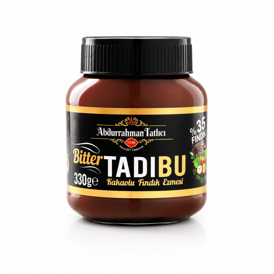 Tadıbu Bitter Kakaolu Fındık Ezmesi – 330 Gr