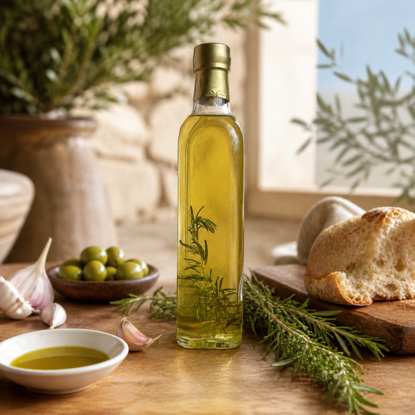 Biberiye & Sarımsaklı Zeytinyağı – 1 Lt