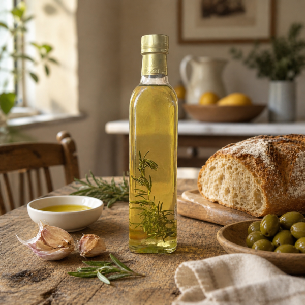 Biberiye & Sarımsaklı Zeytinyağı – 1 Lt