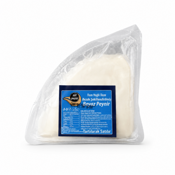 Süt Perisi Tam Yağlı Bezde Şekillendirilmiş Beyaz Peynir - 400-500 Gr