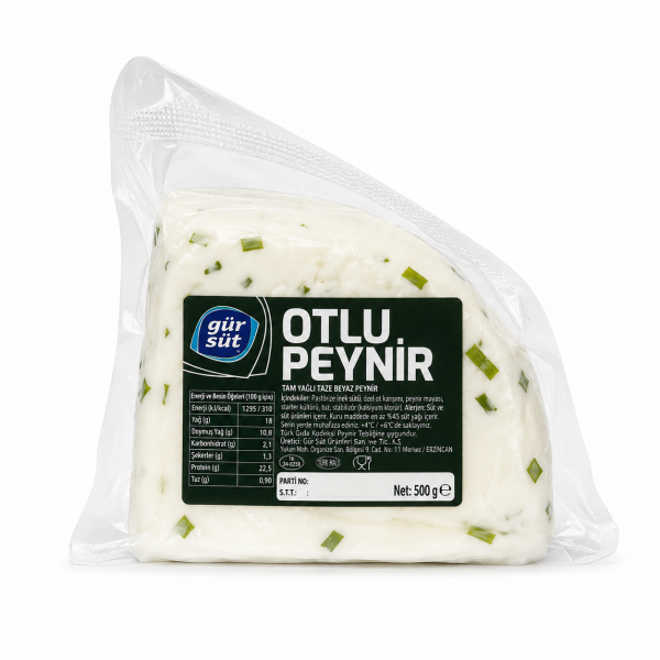 Gürsüt Tam Yağlı Otlu Peynir - 500 Gr