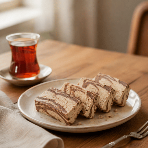 Abdurrahman Tatlıcı Kakaolu Tahin Helvası 300 g (Teneke)