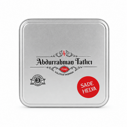 Abdurrahman Tatlıcı Sade Tahin Helvası 300 g (Teneke)
